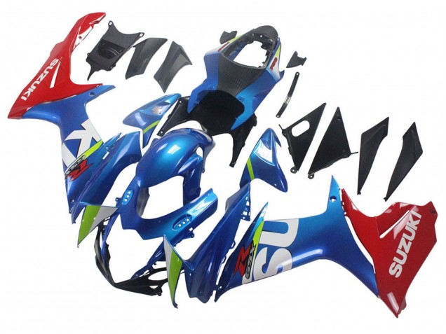 Descuento Carenados Moto Suzuki GSXR 600 / GSXR 750 2011-2024 - Azul Rojo