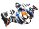Descuento Carenados Moto Suzuki GSXR 600 / GSXR 750 2011-2024 - Azul Claro Naranja Negro Blanco Tiburón 46