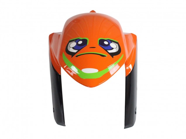 Descuento Carenados Moto Suzuki GSXR 600 / GSXR 750 2011-2024 - Azul Claro Naranja Negro Blanco Tiburón 46