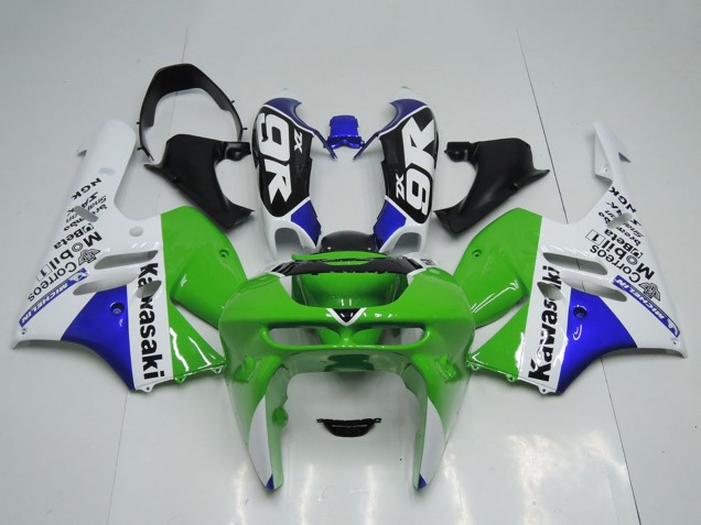 Descuento Carenados Moto Kawasaki ZX9R 1994-1997 - Verde Blanco Azul