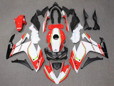 Descuento Carenados Moto Yamaha YZF R3/R25 2015-2018 - Blanco Rojo Verde Negro Motul