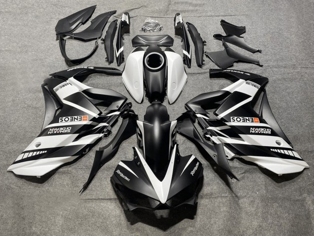 Descuento Carenados Moto Yamaha YZF R3/R25 2015-2018 - Blanco Negro Yamalube ENEOS