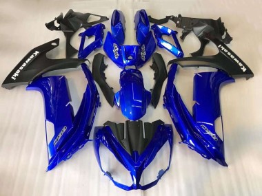 Descuento Carenados Moto Kawasaki EX650 2012-2016 - Azul Negro Mate