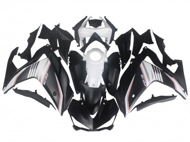 Descuento Carenado Moto Yamaha YZF R3/R25 2015-2018 - Blanco Rojo Negro Mate