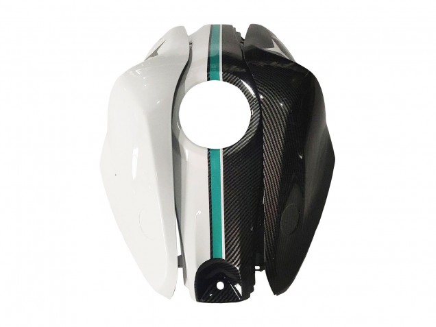 Descuento Carenados Moto Yamaha YZF R3/R25 2015-2018 - Blanco Verde Negro Brillante