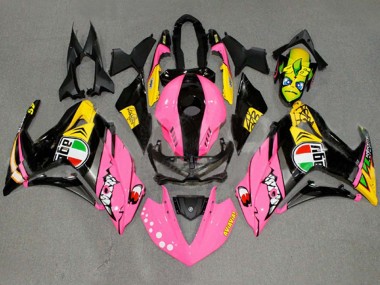Descuento Carenados Moto Yamaha YZF R3/R25 2015-2018 - Rosa Amarillo Negro Tiburón 46