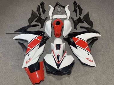 Descuento Carenado Moto Yamaha YZF R3/R25 2015-2018 - Blanco Rojo Negro