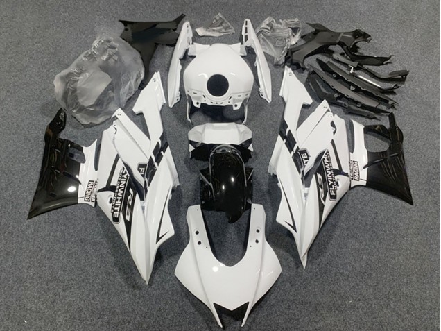 Descuento Carenados Moto Yamaha YZF R3/R25 2019-2021 - Blanco Negro Brillante