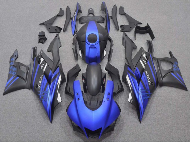 Descuento Carenados Moto Yamaha YZF R3/R25 2019-2021 - Azul Negro Mate Monstruo