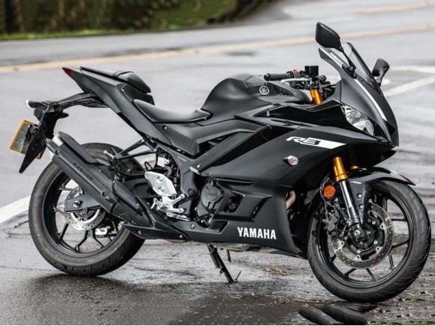 Descuento Carenados Moto Yamaha YZF R3/R25 2019-2021 - Negro Mate Plata