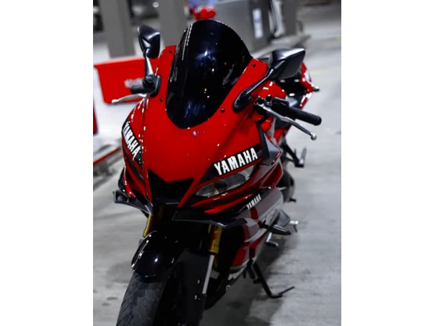 Descuento Carenados Moto Yamaha YZF R3/R25 2019-2021 - Rojo Oscuro Blanco Plata Negro Valsir