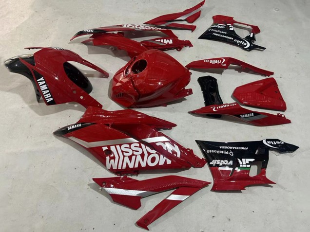 Descuento Carenados Moto Yamaha YZF R3/R25 2019-2021 - Rojo Oscuro Blanco Plata Negro Valsir