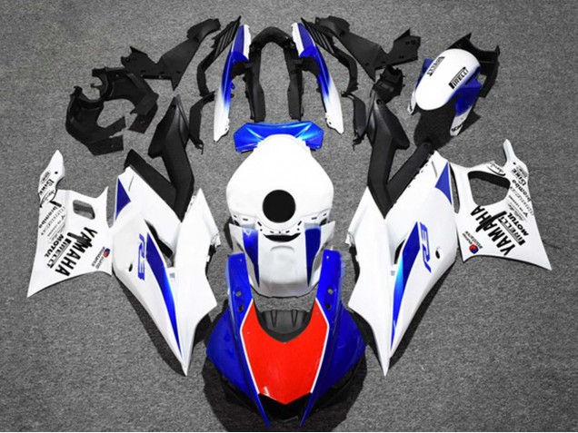 Descuento Carenados Moto Yamaha YZF R3/R25 2019-2021 - Blanco Azul Rojo Negro