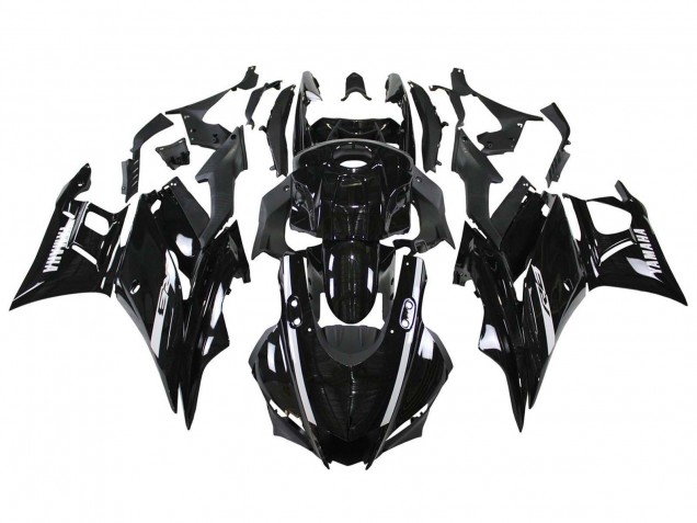 Descuento Carenados Moto Yamaha YZF R3/R25 2019-2021 - Negro Brillante Blanco