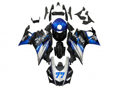 Descuento Carenados Moto Yamaha YZF R3/R25 2019-2021 - Plata Azul Negro 77