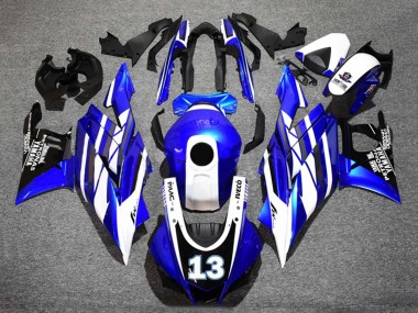 Descuento Carenados Moto Yamaha YZF R3/R25 2019-2021 - Azul Blanco Negro Yamalube Petronas 13