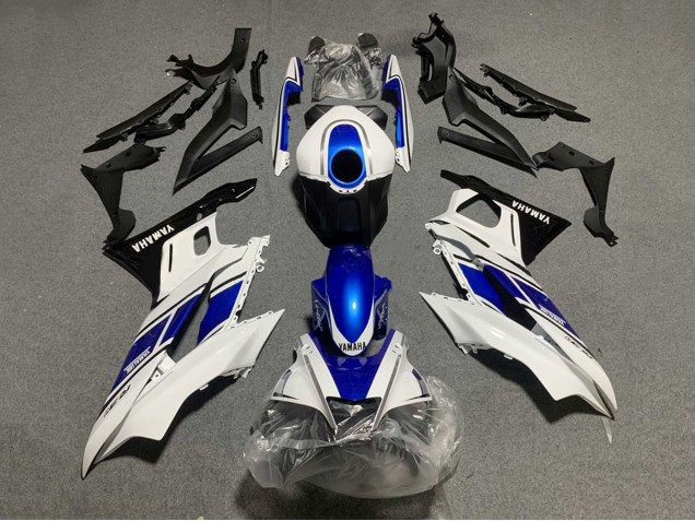Descuento Carenados Moto Yamaha YZF R3/R25 2019-2021 - Blanco Azul Negro Yamalube