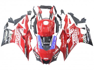 Descuento Carenados Moto Yamaha YZF R3/R25 2019-2021 - Rojo Púrpura Negro Valsir Lenovo
