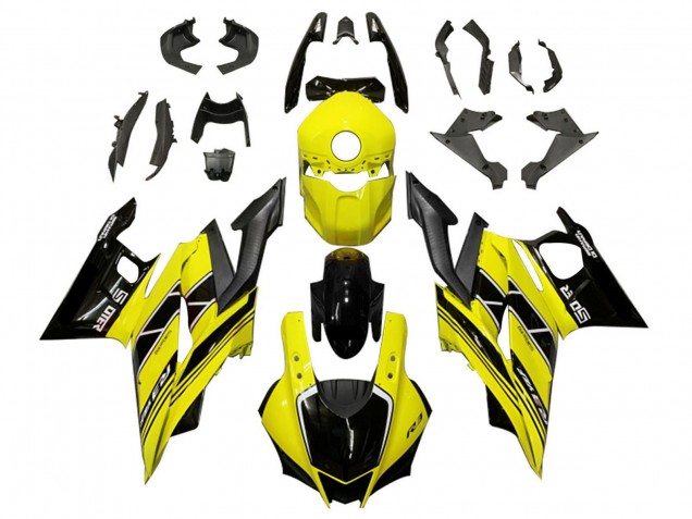 Descuento Carenados Moto Yamaha YZF R3/R25 2019-2021 - Amarillo Negro FibraCarbono