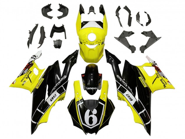 Descuento Carenados Moto Yamaha YZF R3/R25 2019-2021 - Amarillo Blanco Negro Brillante Lenovo 6