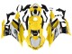 Descuento Carenados Moto Yamaha YZF R3/R25 2019-2021 - Amarillo Blanco Negro Raya