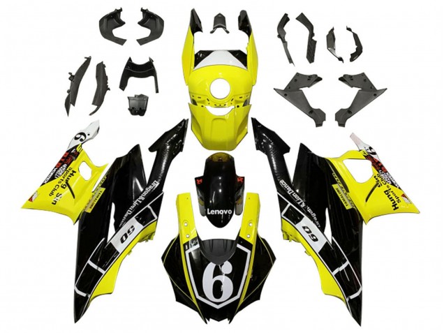 Descuento Carenados Moto Yamaha YZF R3/R25 2022-2024 - Amarillo Blanco Negro Lenovo 6