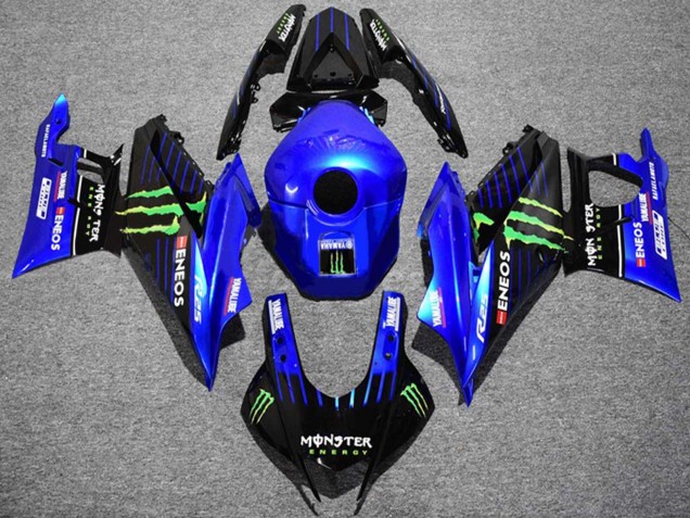 Descuento Carenados Moto Yamaha YZF R3/R25 2022-2024 - Azul Verde Negro Monstruo ENEOS Yamalube