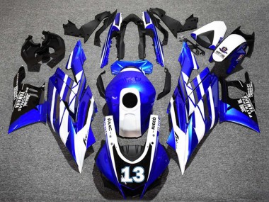 Descuento Carenados Moto Yamaha YZF R3/R25 2022-2024 - Azul Blanco Negro Petronas Yamalube 13