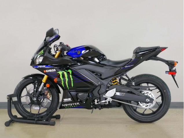 Descuento Carenados Moto Yamaha YZF R3/R25 2022-2024 - Azul Verde Negro Monstruo Yamalube ENEOS