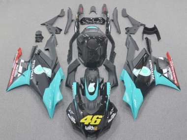 Descuento Carenados Moto Yamaha YZF R3/R25 2022-2024 - Azul Claro Rojo Negro Petronas 46