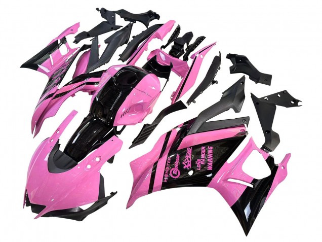 Descuento Carenados Moto Yamaha YZF R3/R25 2022-2024 - Rosa Negro Brillante Monstruo