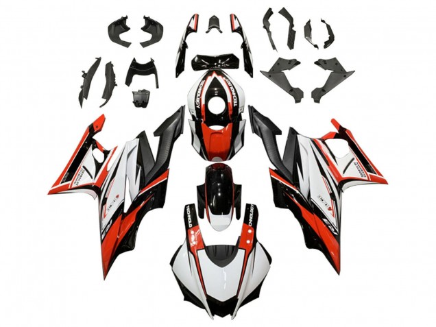 Descuento Kits Carenado Moto Yamaha YZF R3/R25 2022-2024 - Blanco Rojo Negro