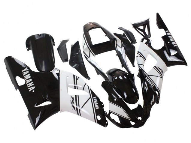 Descuento Carenados Moto Yamaha YZF 1000 R1 2000-2001 - Blanco Negro