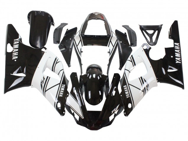 Descuento Carenados Moto Yamaha YZF 1000 R1 2000-2001 - Blanco Negro