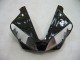 Descuento Carenados Moto Yamaha YZF 1000 R1 2000-2001 - Negro Brillante Blanco Calcomanía