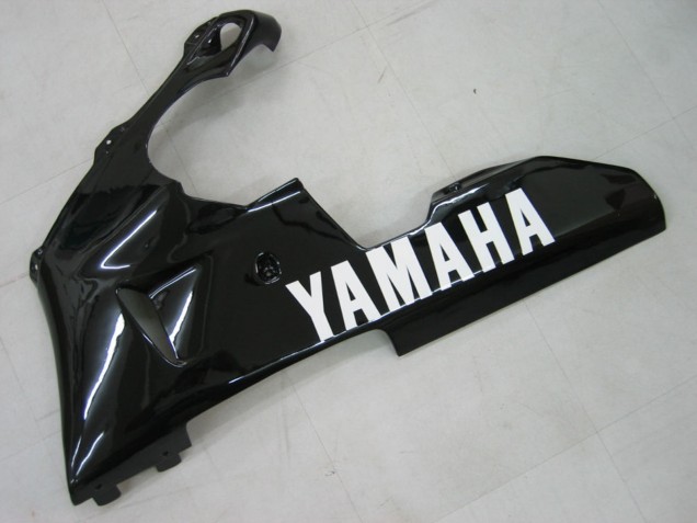 Descuento Carenados Moto Yamaha YZF 1000 R1 2000-2001 - Negro Brillante Blanco Calcomanía