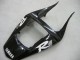 Descuento Carenados Moto Yamaha YZF 1000 R1 2000-2001 - Negro Brillante Blanco Calcomanía