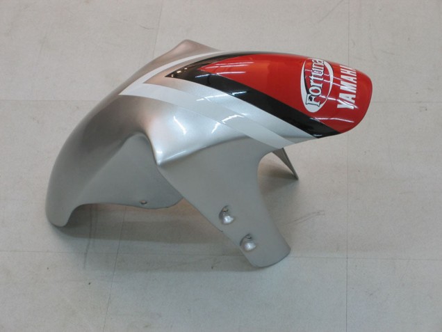 Descuento Carenados Moto Yamaha YZF 1000 R1 2000-2001 - Plata Rojo Fortuna Motul