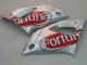 Descuento Carenados Moto Yamaha YZF 1000 R1 2000-2001 - Plata Rojo Fortuna Motul