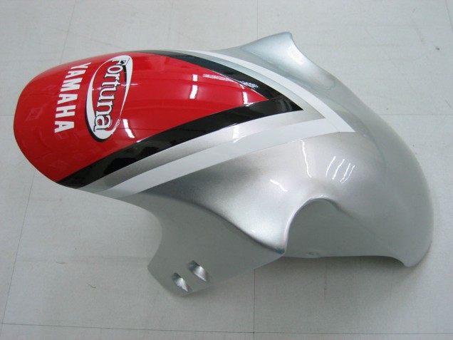 Descuento Carenados Moto Yamaha YZF 1000 R1 2000-2001 - Plata Rojo Fortuna Motul
