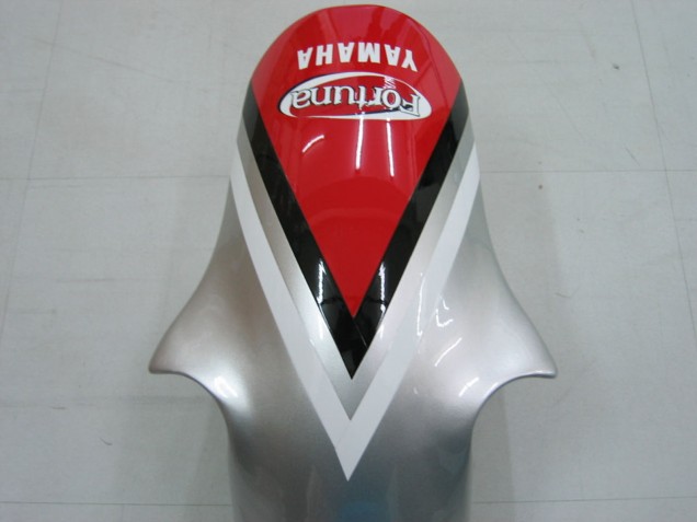 Descuento Carenados Moto Yamaha YZF 1000 R1 2000-2001 - Plata Rojo Fortuna Motul