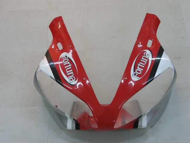 Descuento Carenados Moto Yamaha YZF 1000 R1 2000-2001 - Plata Rojo Fortuna Motul