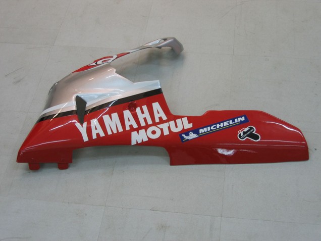 Descuento Carenados Moto Yamaha YZF 1000 R1 2000-2001 - Plata Rojo Fortuna Motul