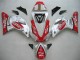 Descuento Carenados Moto Yamaha YZF 1000 R1 2000-2001 - Plata Rojo Fortuna Motul
