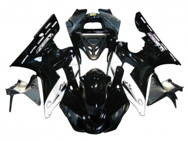 Descuento Carenados Moto Yamaha YZF 1000 R1 2000-2001 - Negro Brillante Blanco Michelin