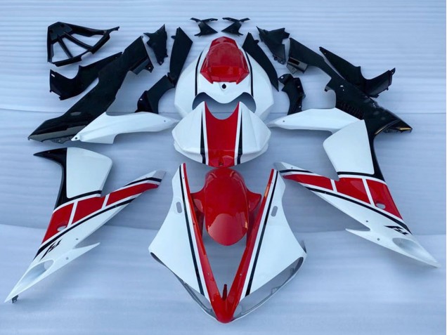 Descuento Carenados Moto Yamaha YZF 1000 R1 2002-2003 - Blanco Rojo Negro