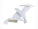 Descuento Carenados Moto Yamaha YZF 1000 R1 2002-2003 - Blanco Oro Calcomanías
