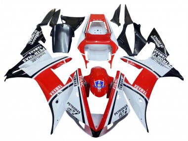 Descuento Carenados Moto Yamaha YZF 1000 R1 2002-2003 - Blanco Rojo Negro Petronas