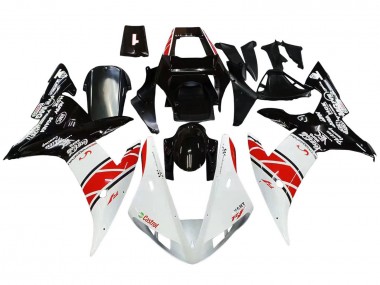 Descuento Carenados Moto Yamaha YZF 1000 R1 2002-2003 - Blanco Rojo Negro Castrol