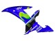 Descuento Carenados Moto Yamaha YZF 1000 R1 2002-2003 - Azul Negro Verde MoviStar ENEOS Monstruo